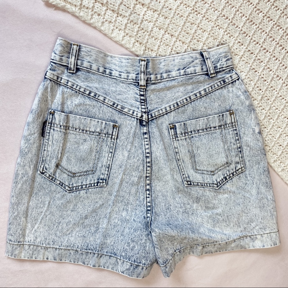 ⭐️ VINTAGE ⭐️ 90's SQUEEZE High Waisted Jean Skort - Picture 5 of 8